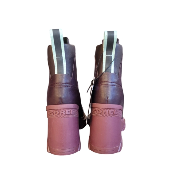 SOREL New Cinder Sea Sprite Waterproof Brex Heel Lace Bootie Size 5 - Picture 4 of 16